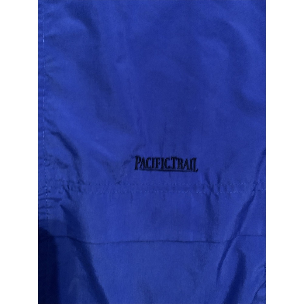 Pacific Trail Men's Blue Jacket XXL Windbreaker Hooded Gorpcore Vented Full Zip - Picture 5 of 16